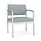 Lesro Lenox Steel Guest Chair, Ash (Blue) Seat, Ash Back, 24.5 W 24.5 L 32 H, Linette Vinyl Seat LS1201 - alternate 1